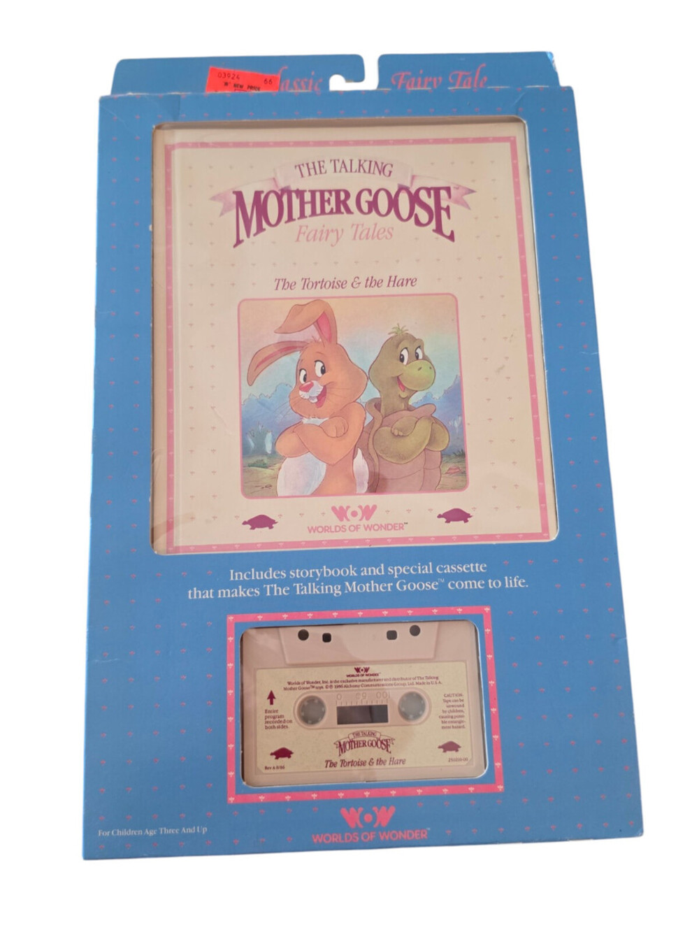The Talking Mother Goose WOW Book Cassette Tape The Tortoise and the Hare
